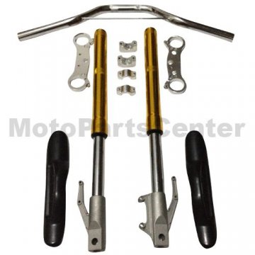 Front Fork Assembly for 47cc 49cc Dirt Bike