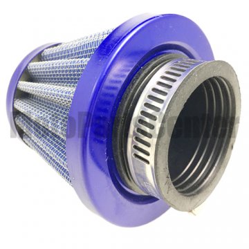 38mm Air Filter for Motorcycle ATV Quad Dirt Pit Bike Blue