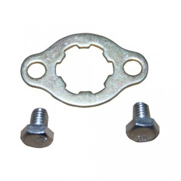 Front Sprocket Retainer with Bolts - 17mm Shaft