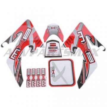 Decals for 50-125 Dirtbike-Red