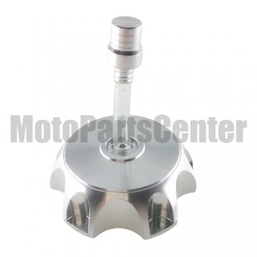 Gas Fuel Tank Cap - Silver