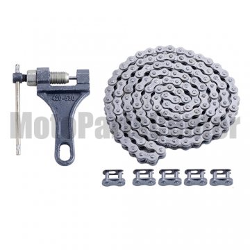 420 132 Link Chain + Chain Tool