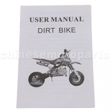 Owner's Manual For Dirtbike