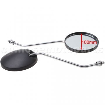 10mm Mirror for 50cc-250cc ATV Dirt Bike Go Kart Scooter