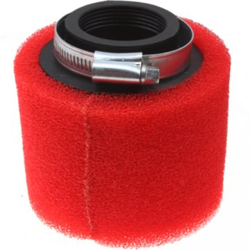 38mm Red Air Filter for ATV, Dirt Bike & Go Kart