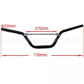 Black Handlebar for 50cc-125cc Dirt Bike